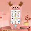 Baby Music Phone Simulation Sound Telephone Bilingual Teaching Sleeping Lullaby Function Teether Toys Educational Toy Cute Gift 1
