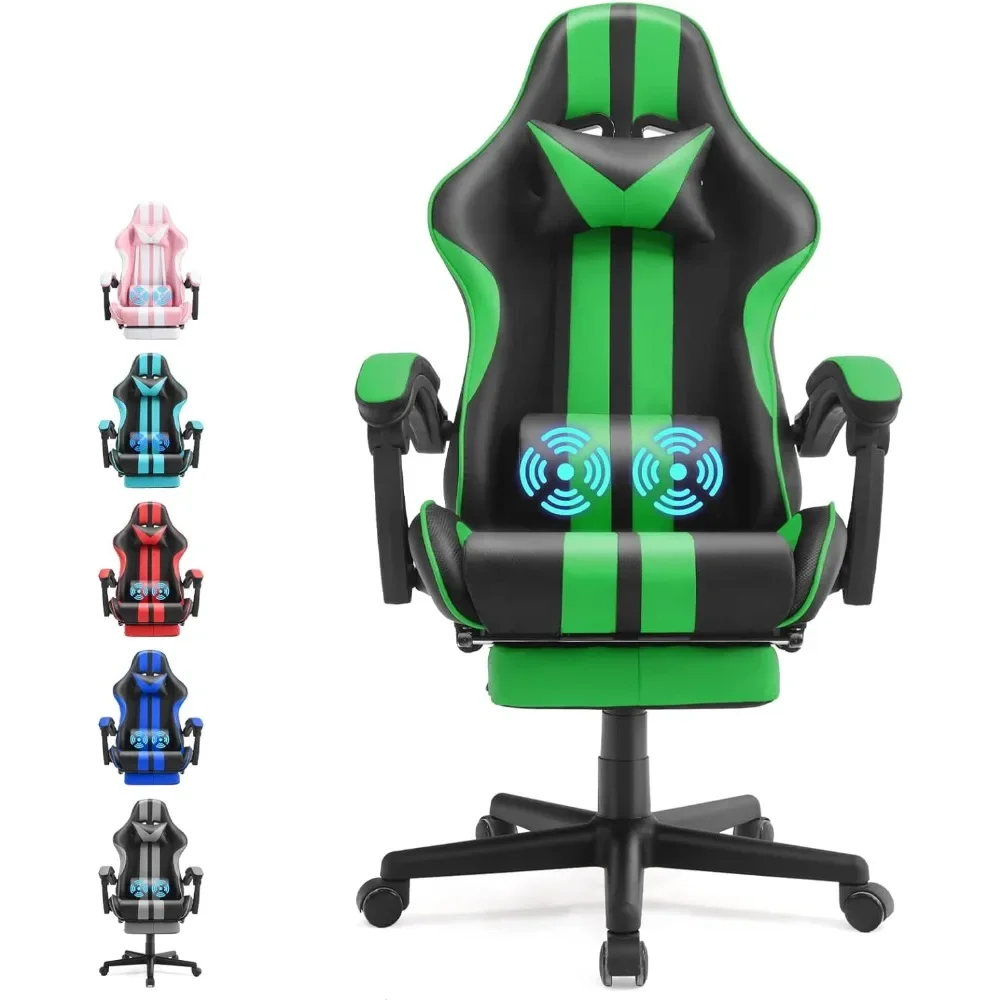 E-Sports Gaming Chair w/ Headrest 1