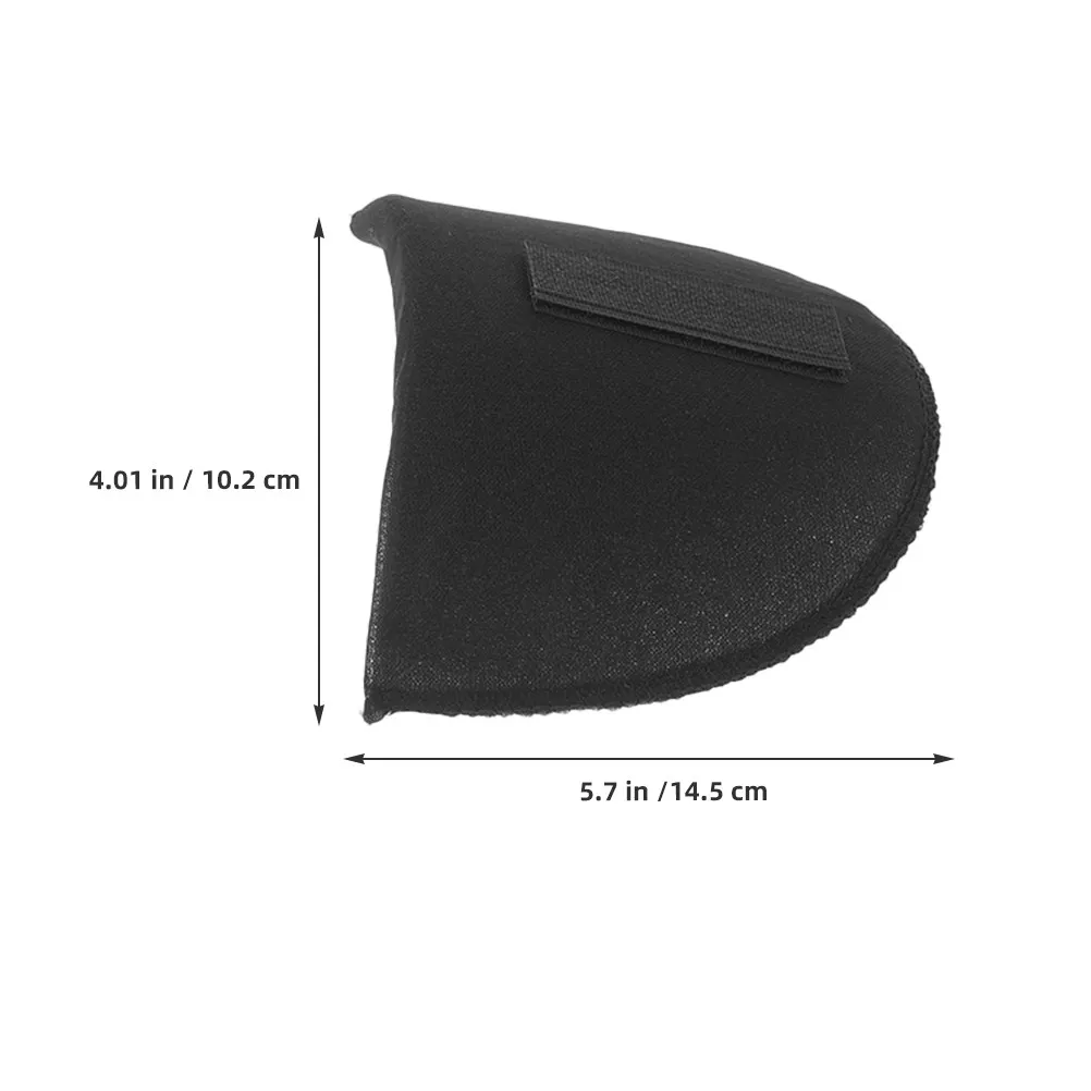 6 쌍 1.5cm 두꺼운 스폰지 어깨 패드 여성용 보편적 인 보이지 않는 부드러운 지지력있는 미끄럼 방지 어깨 패딩 의류 정장용