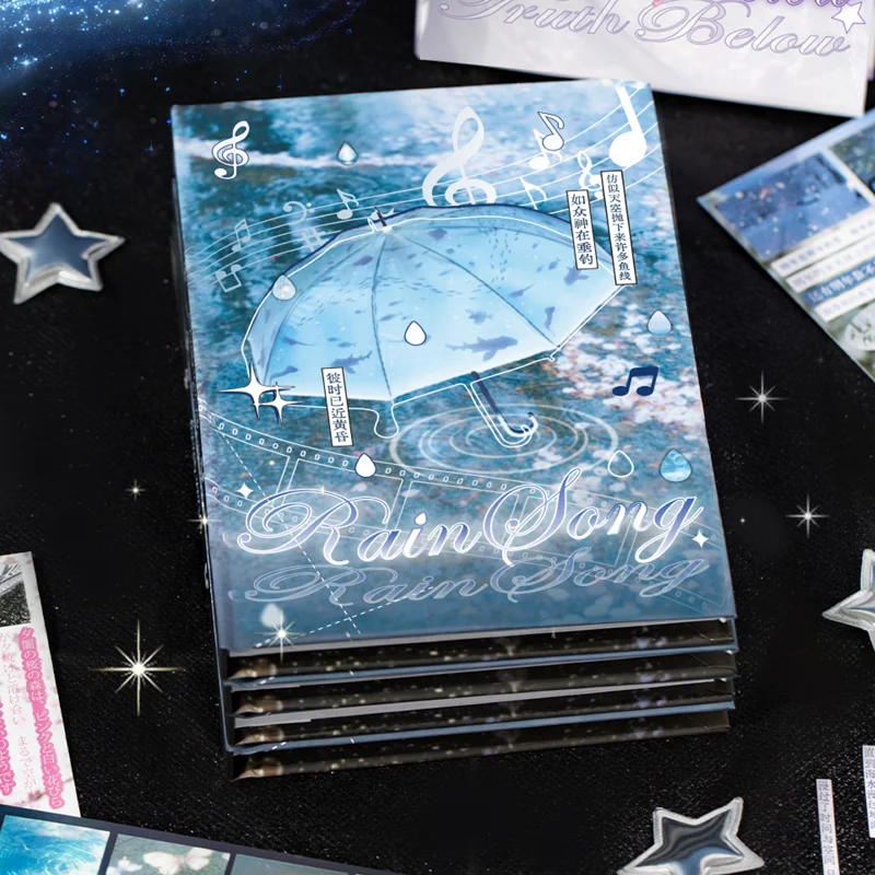 30pcs Vintage Die Cut Sticker Book Galaxy Ode Series for Journal Scrapbooking Phone Case Decoration DIY Craft Supplies, Mr.Paper