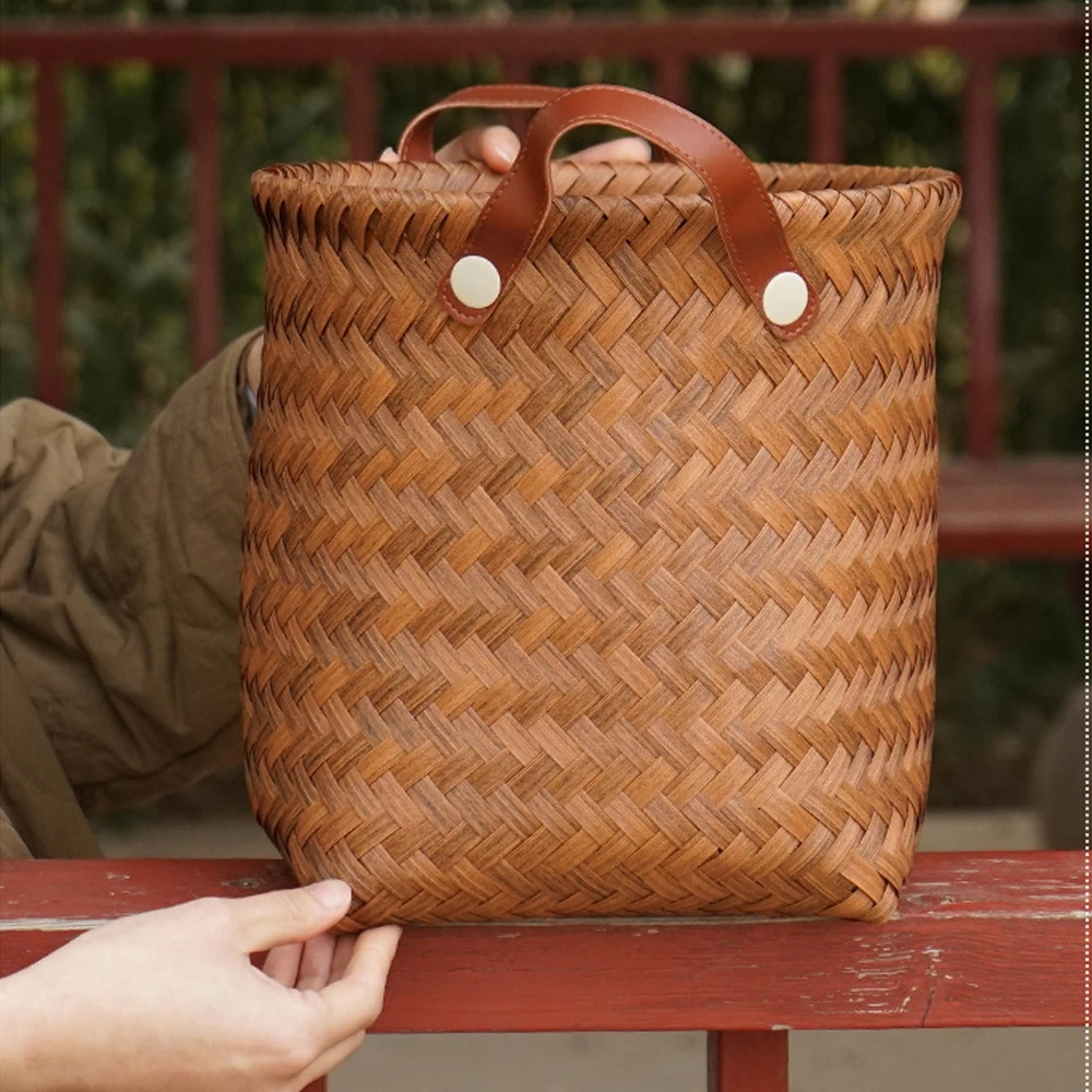 Desktop Shelf Storage Basket Organizer Baskets Shelves Water Hyacinth  Farmhouse Organizing Wicker Bins - AliExpress