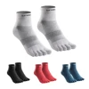 1/2/4 pair COOLMAX Toe Socks Athletic Running Wicking Moisture Five Finger Socks Breathable Lightweight Marathon Sport Toe Socks