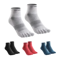 1/2/4 pair COOLMAX Toe Socks Athletic Running Wicking Moisture Five Finger Socks Breathable Lightweight Marathon Sport Toe Socks