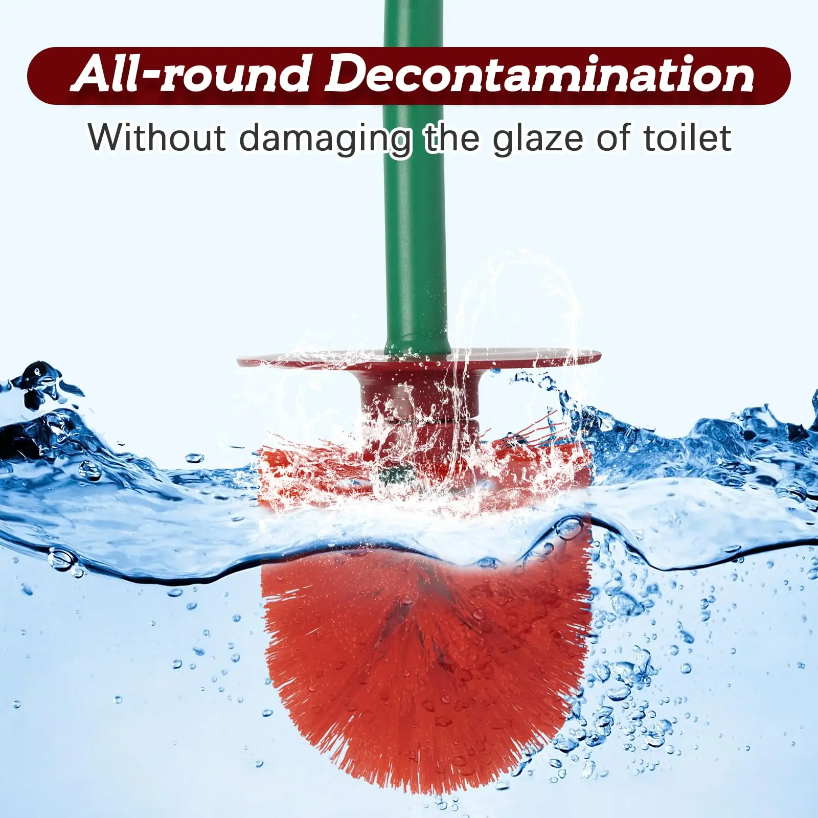 Kreatives Toilettenbürstenset in Kirschform mit langem Griff – Halter für Badezimmerreinigungswerkzeuge, elegantes Accessoire für die Toilettenhygiene_voghion.com