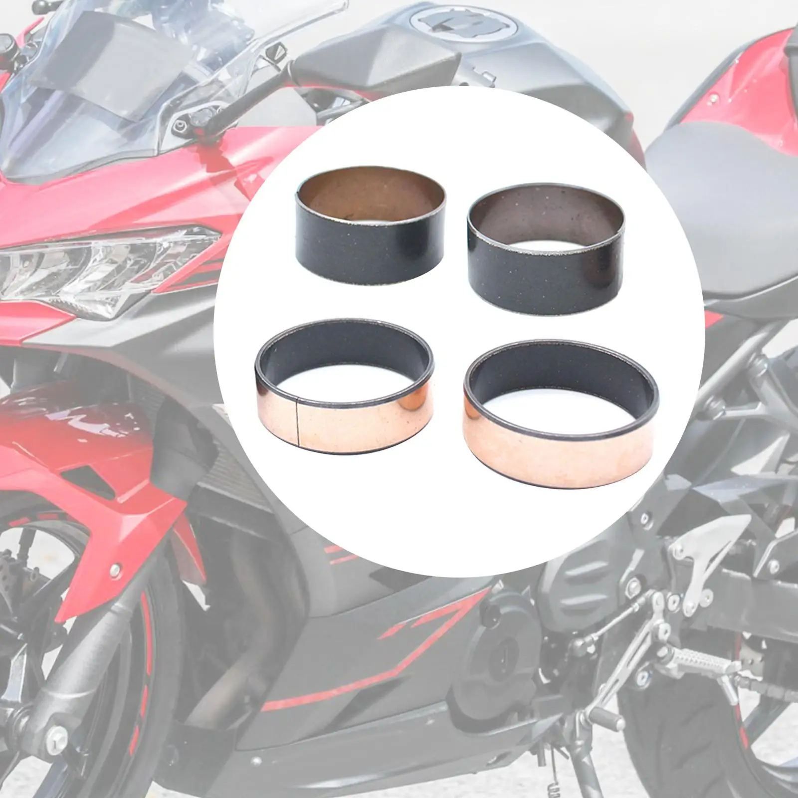 

4 шт. кольца амортизатора для замены Kawasaki Ninja300