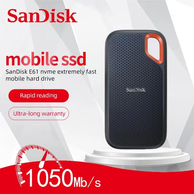 Disque dur externe portable SSD SANDISK Portable - 2To