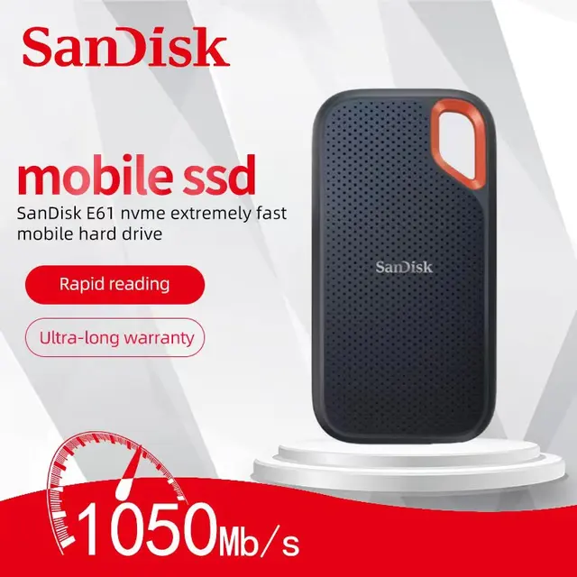 SanDisk 휴대용 외장 SSD: 최적의 데이터 보관 및 전송 솔루션