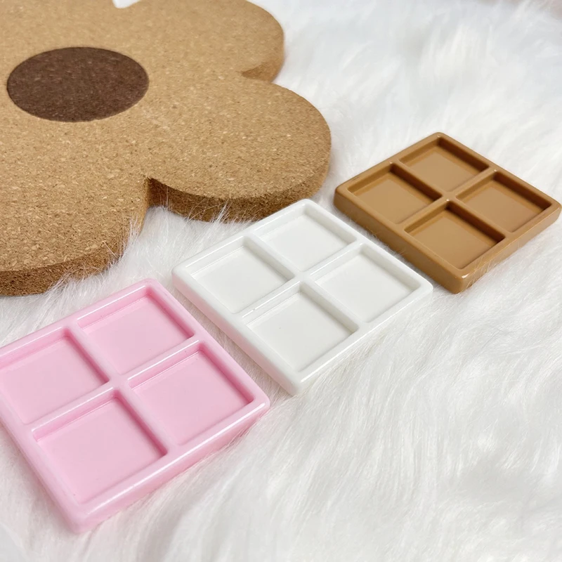 Four Grid Design Nail Resin Paint Palette Mini Portable Palette Tone Nail Tools Art Display Rack Supplies Jewelry Accessories