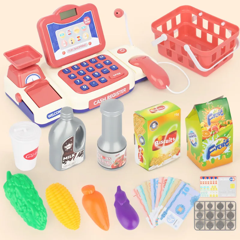 Simulation Cash Register Toy Children's Supermarket Girls' Toy Set Play House Fulfillment