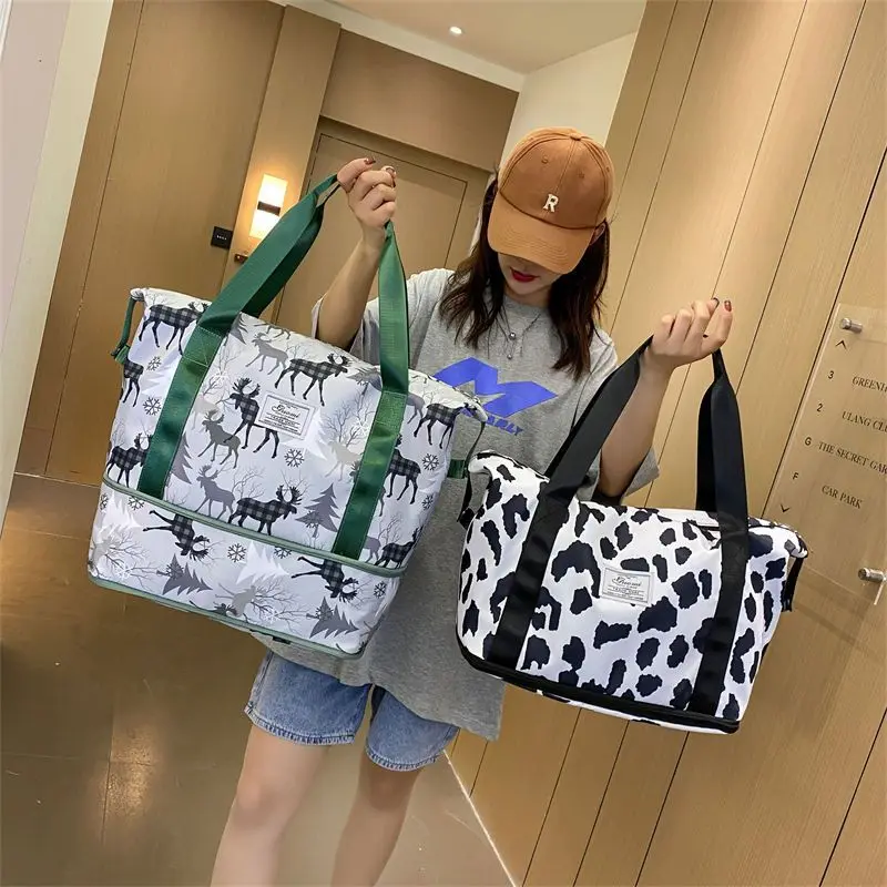 

Fashion Gym Bag Fitness Outdoor Travel Portable Multifunction Bags Ultralight Yoga Sports Swimming Weekend Training Shoulder Bag