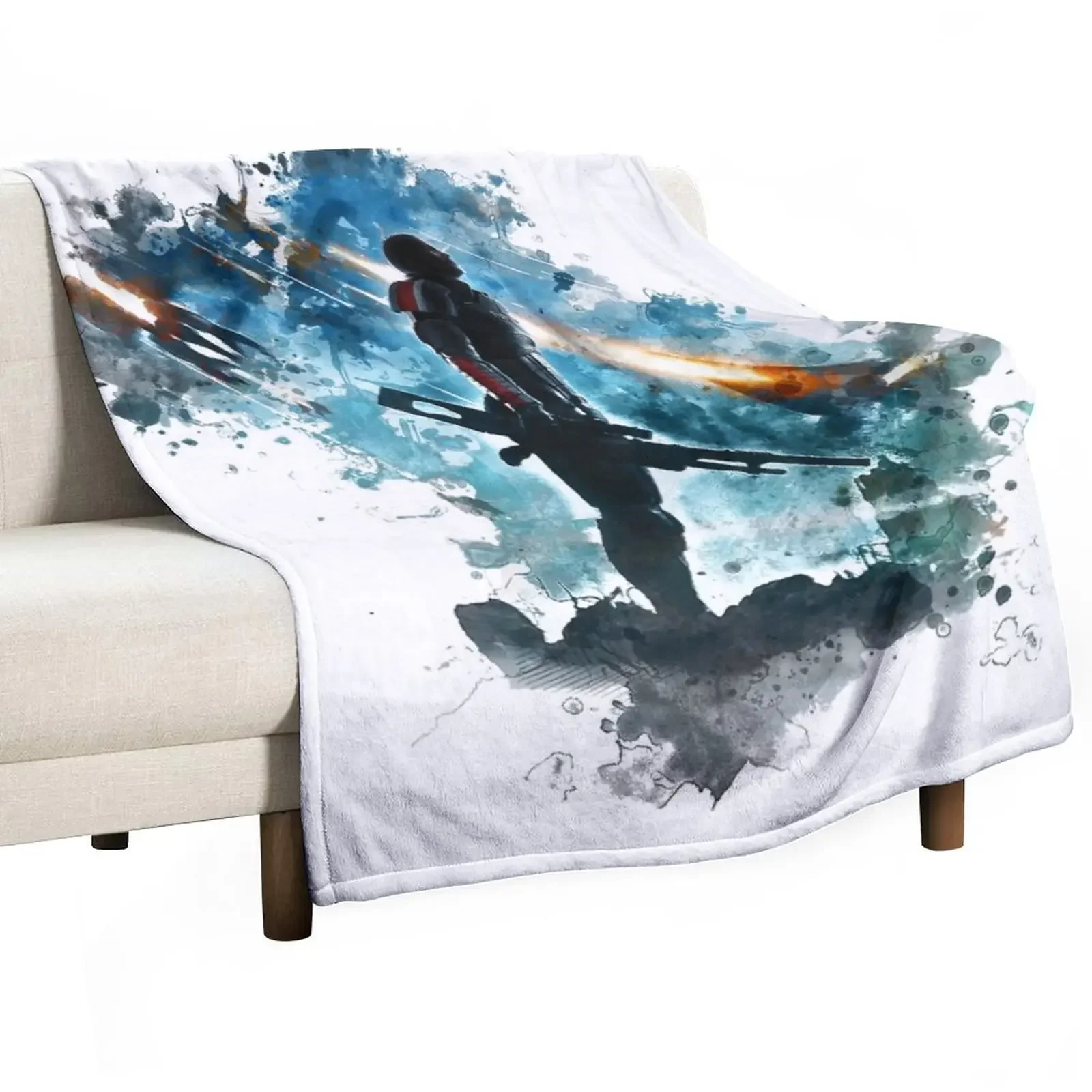 

Mass Effect Throw Blanket Luxury St wednesday Blankets