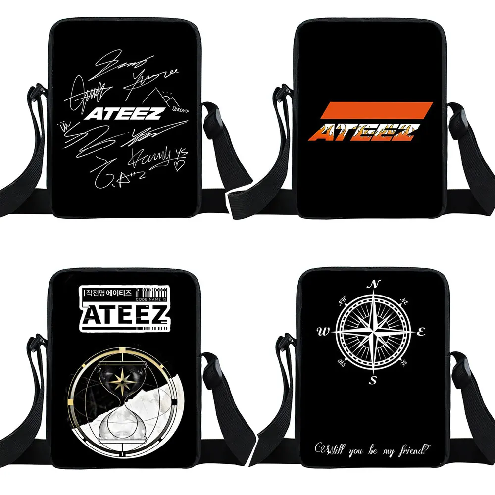 Shoulder bag crossbody bag ladies handbag Korean Kpop ATEEZ Print Messenger Bag