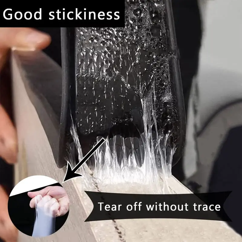 Self-Adhesive U Shape Edge Protector for Furniture Rubber Edge Banding Cabinet Repair Restoration Wood Veneer Guards Tape 5M