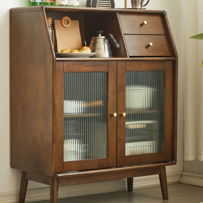 Side Board Cabinet Sideboard Kitchen Table Storage & Organization Multifunctional Furniture Complete Coffee Bar Auxiliary Mobile