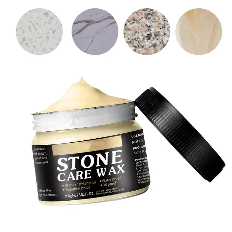 100g Stone Nourishing Polishing Wax Polish Tool Waterproof Polish Wax Granite Polish Wax Stone Care Products For Marble Tile