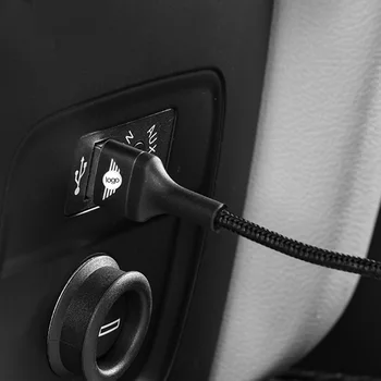 차량용 아이폰 안드로이드 C 타입 충전기 라이트닝 케이블, USB 충전 케이블, 고속 전송 코드, 미니 쿠퍼와 호환 가능