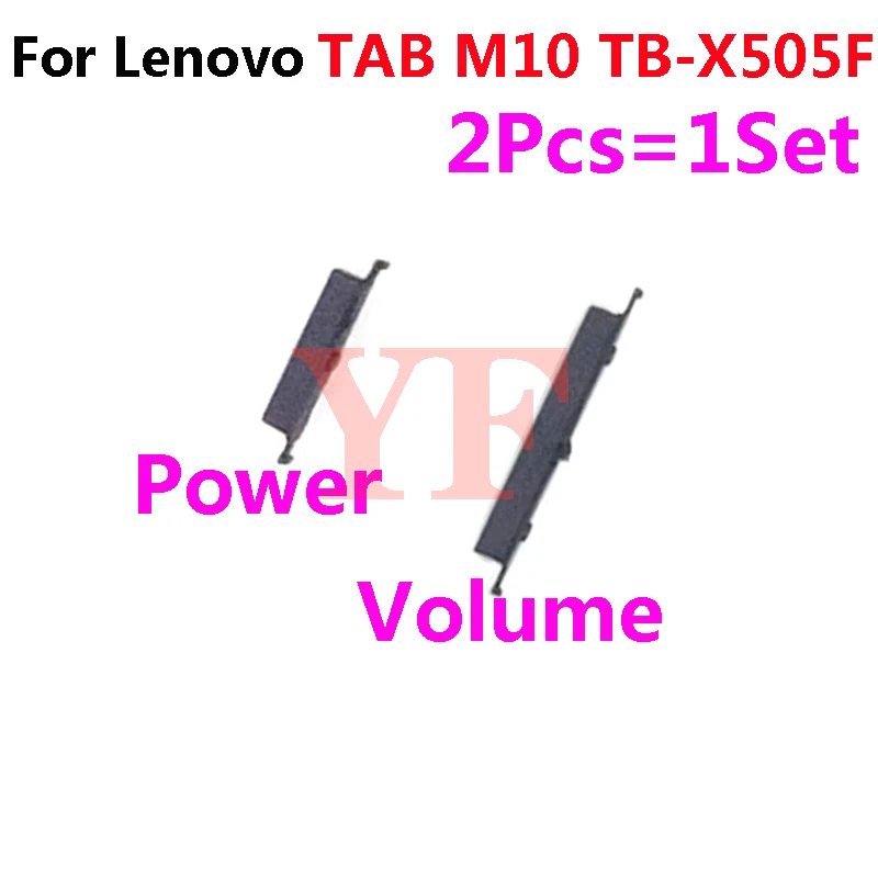Phone Switch Key 1Set Power Volume Button For Lenovo Tab M10 TB-X505F TB X505M TB-X505L X505