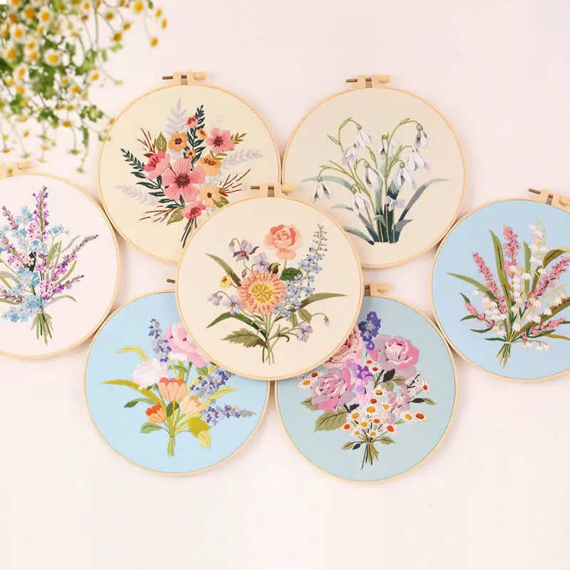 Flower Embroidery Starter Kit 1