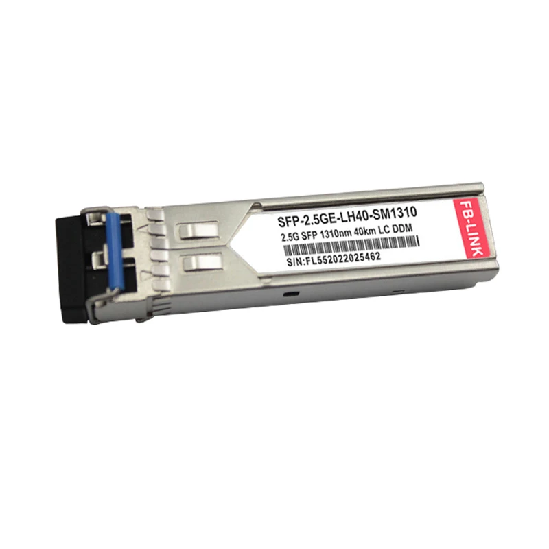 2.5G 1310nm 40KM SFP module SMF Duplex LC Transceiver Module for Cisco Mikrotik ubiquiti Mellanox For Ethernet switch