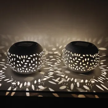 Solar Metal Table Lantern 1