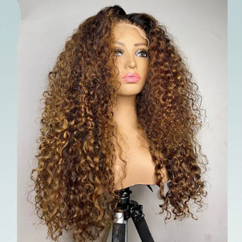 glueless-26-inch-180density-ombre-blonde-kinky-curly-lace-front-wig-for-black-women-babyhair-preplucked-daily-middle-part