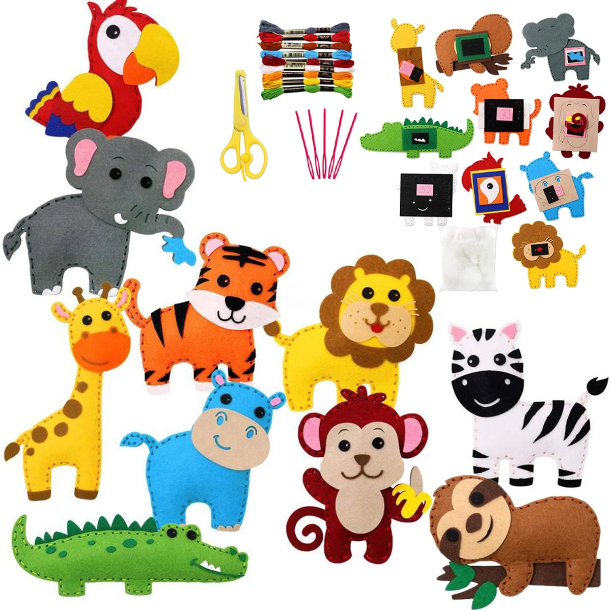 Underwater Adventure: Kids' Sea Animals Plush Sewing Craft Kit