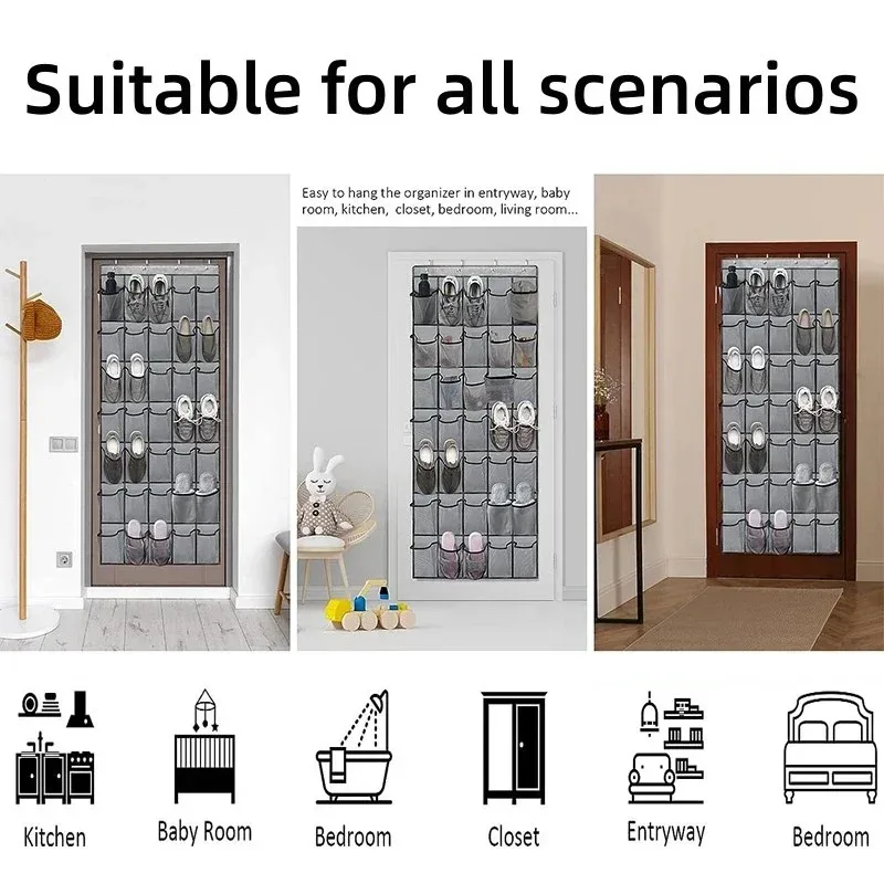 Over-Door Hanging Shoe Organizer 5