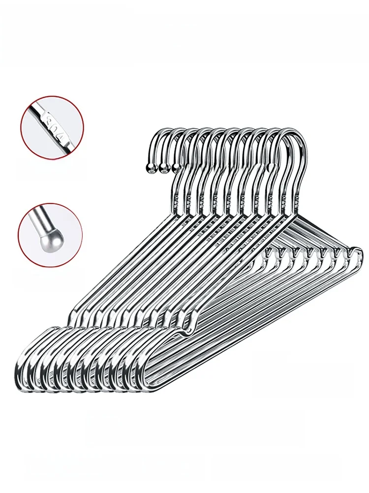 Stainl Steel 304 Clothes Hanger with Steel Stamp Home Use Dryer Clothes Line Holder Rust Proof Double Rod Hanger