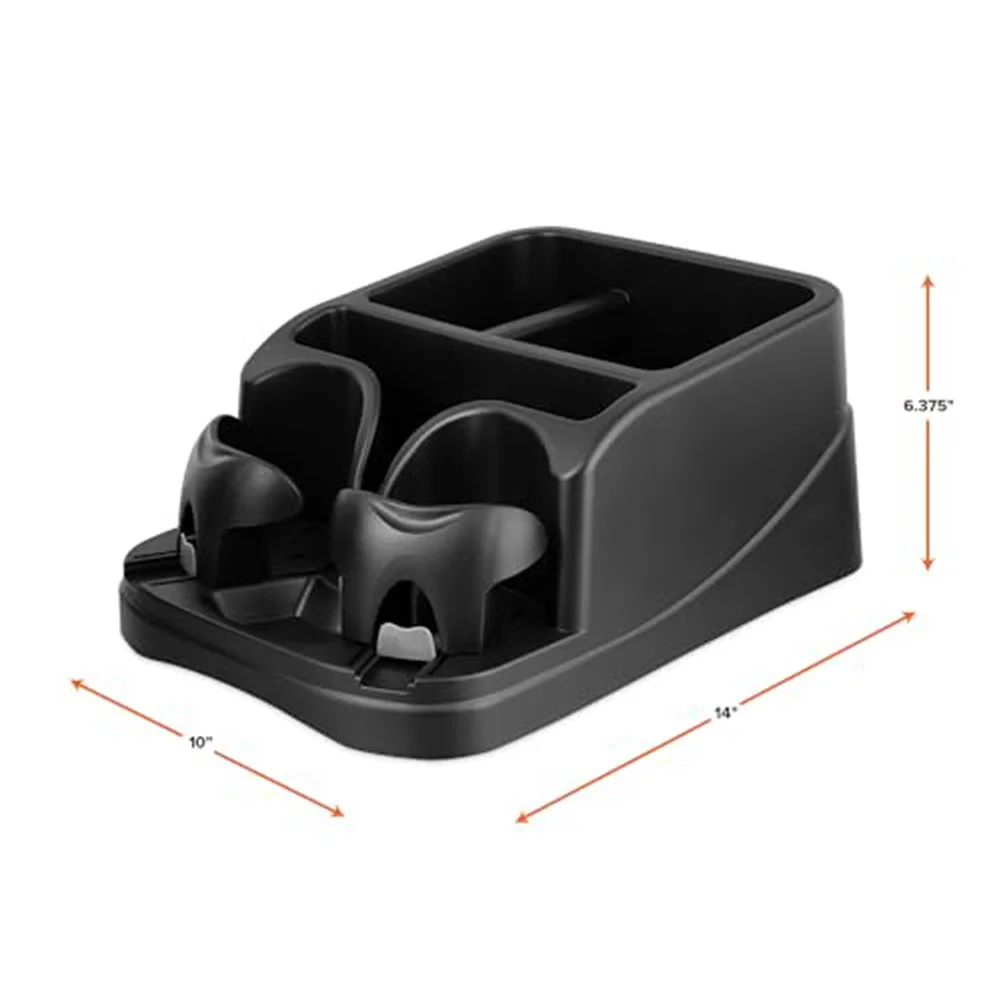 센터 콘솔 차량용 정리함 (음료 홀더, 스마트폰, 책 수납함 포함) 및 뒷좌석 수납함