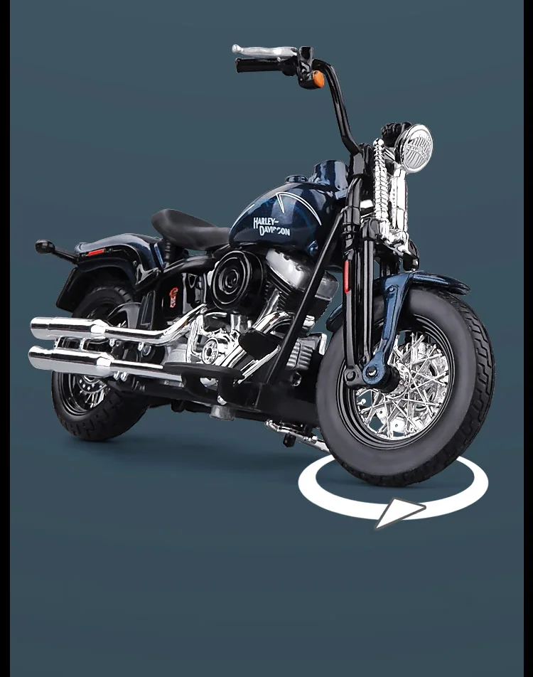 Couleur argent avec boîte modèle de moto moulé sous pression, véhicule