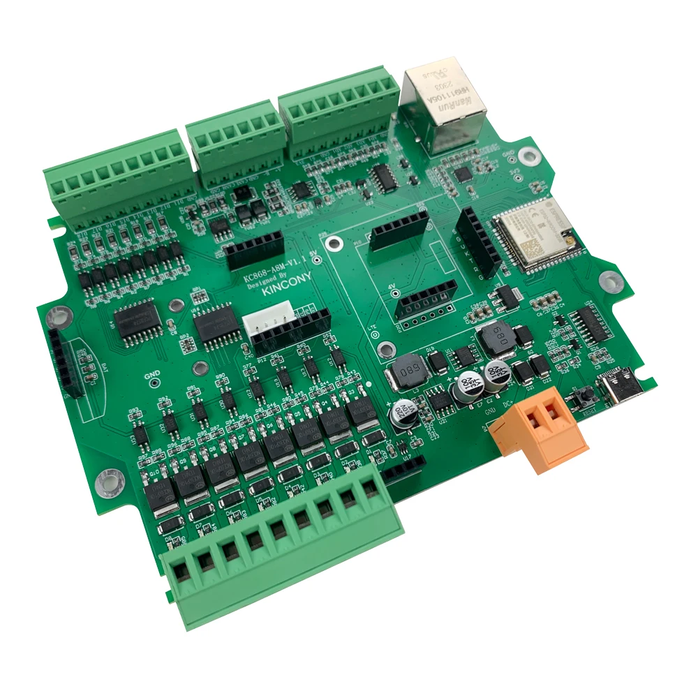Kc868 a8m ethernet rs485 esp32 mosfet io board wifi switch esphome home