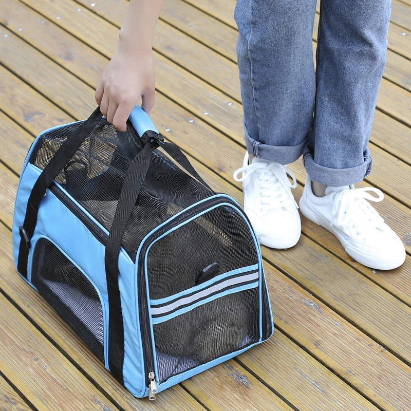 Breathable Pet Carrying Bag,Foldable Pet Bag, Dog Backpack Bag,cat Carrier Bag,Zipper Pet Bag,Cat Dog Outgoing Bag