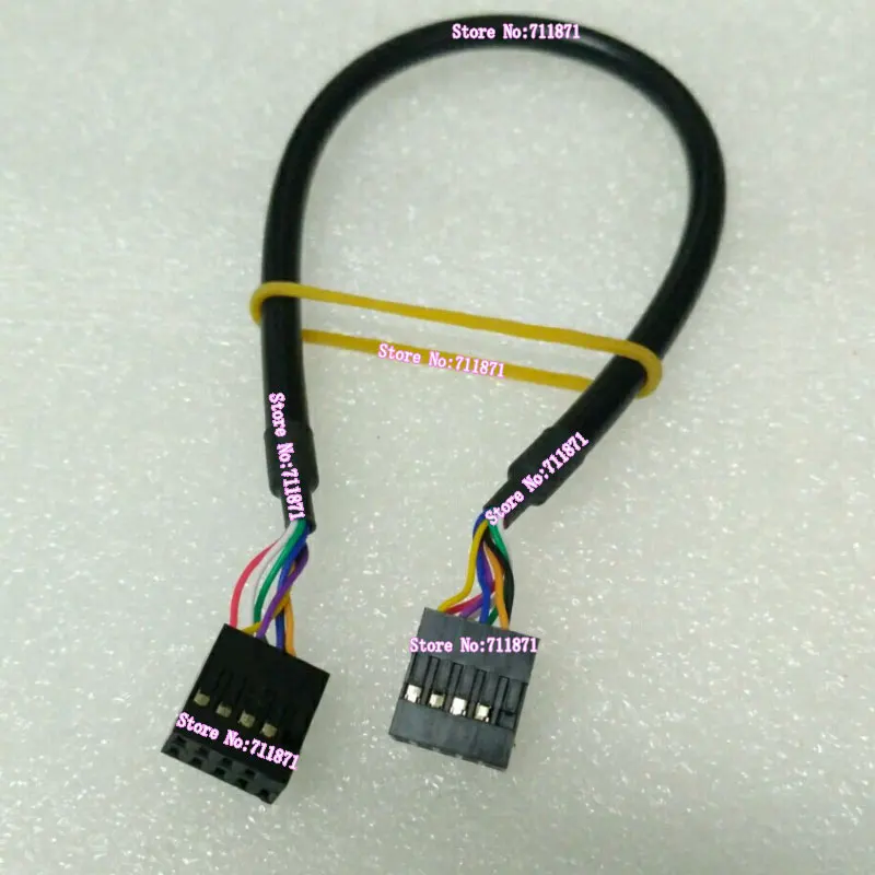 

2.0 Pitch Computer motherboard front USB Extension cord 8Pin Connect 10P Front USB Female to Female Lengthen Cable Line Wire