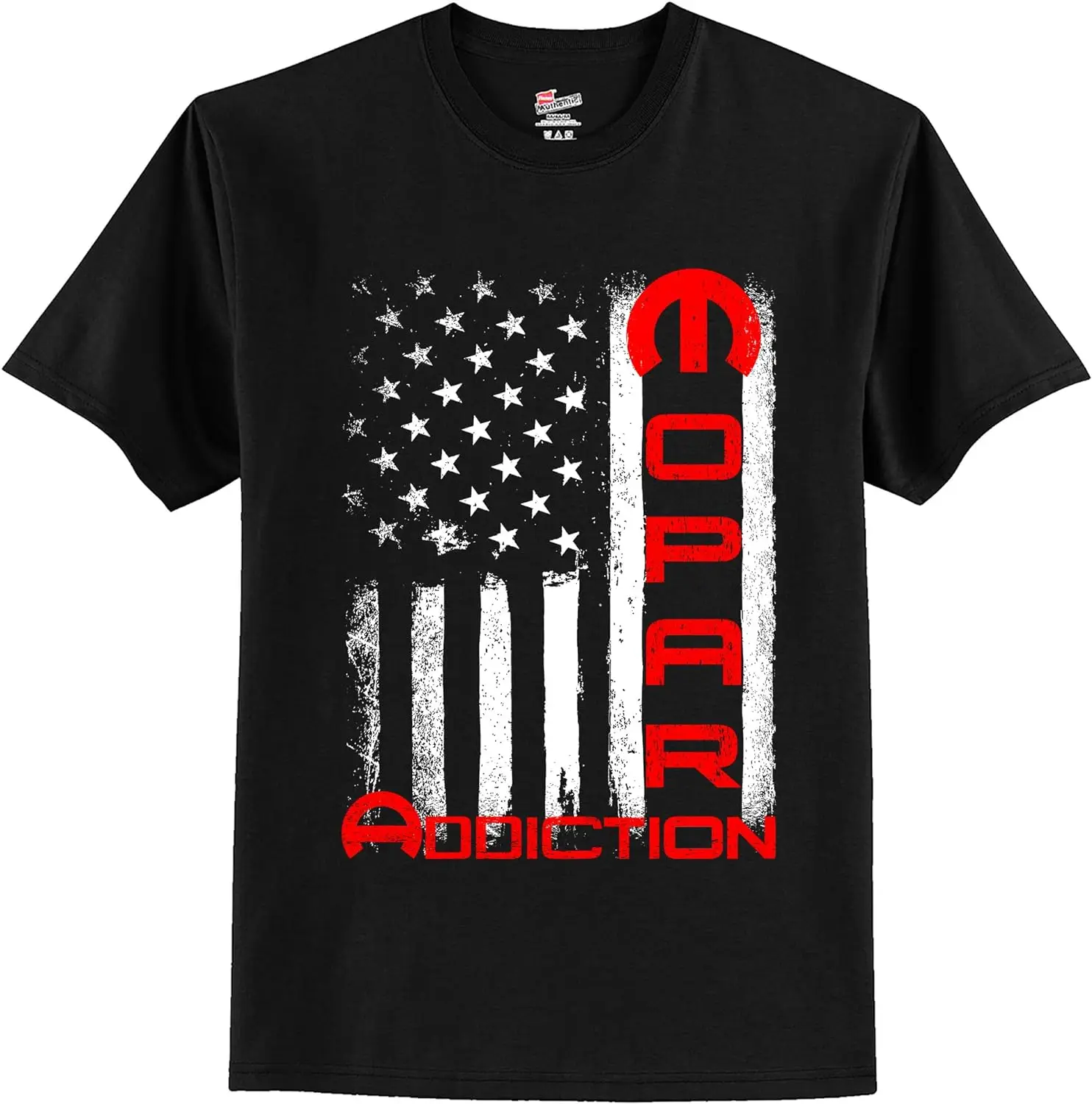 

Mopar Addiction Flag America Motor Car Sports Racing Gift T Shirt New Graphic Tee