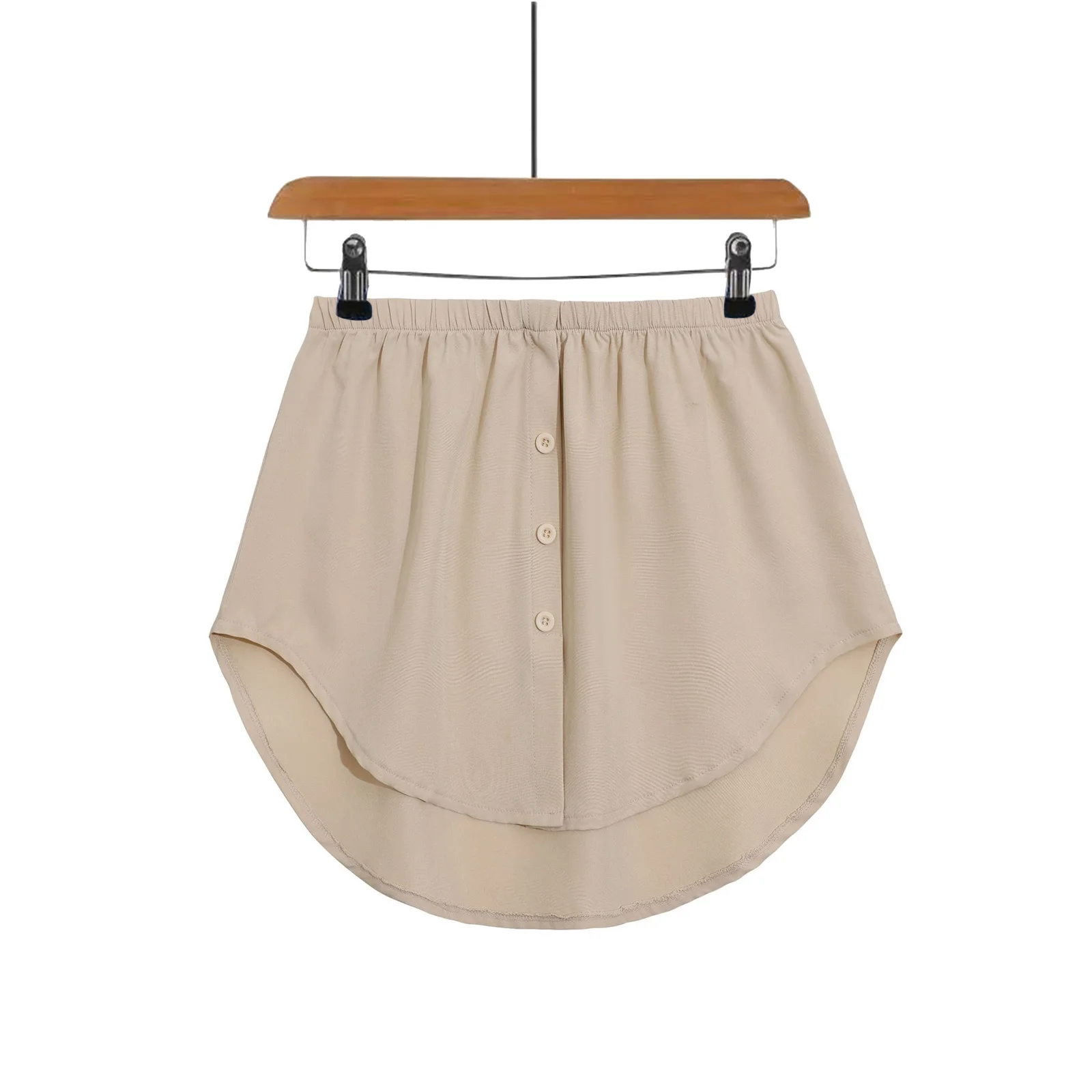 Women Mini Shirt Lower Mini Shirt Women's Extensions Top All Bottom Layering Waist Mini With Elastic Shirt Rip Skirt Length 2 Bed Skirt Full Bed