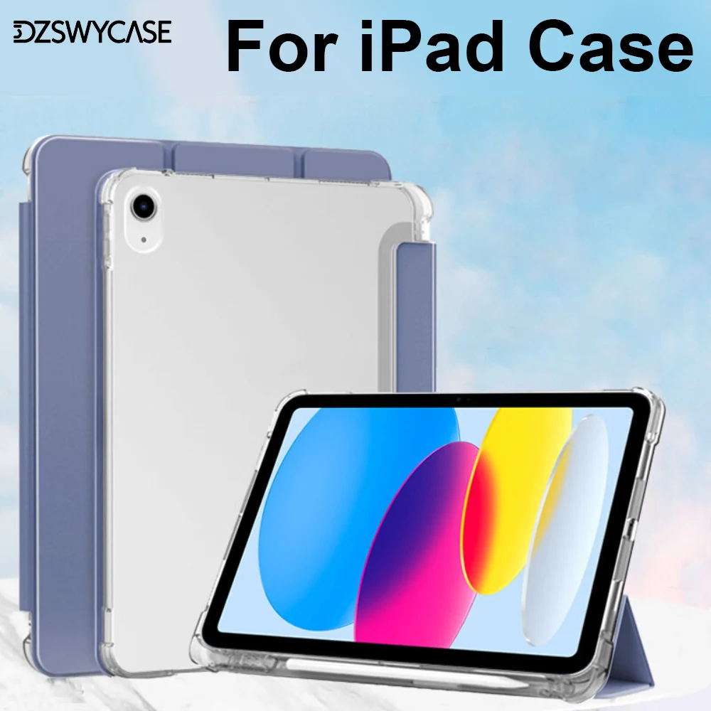 Premium Tablet Smart Case with Pencil Holder and Protective Cover