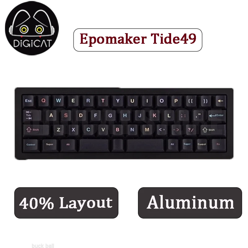 EPOMAKER Tide49 メカニカルキーボード Epomaker TIDE49 レビュー】49キーでここまでできる？ミニ