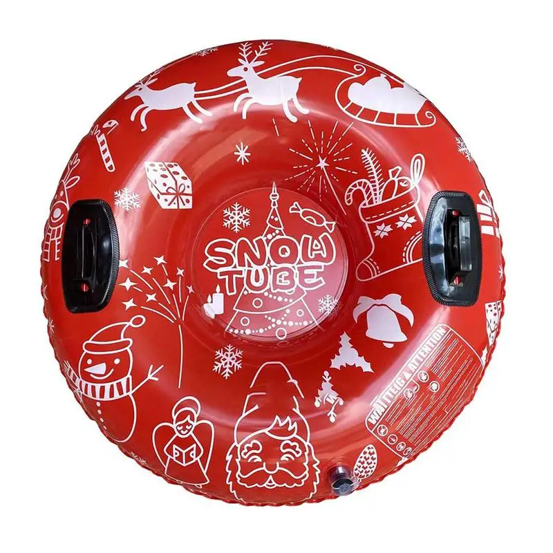 

Inflatable Ski Ring PVC Sledding Tube Thicken Snow Tubing Winter Snow Tube with Handle Snow Racer Durable Snow Sled Board