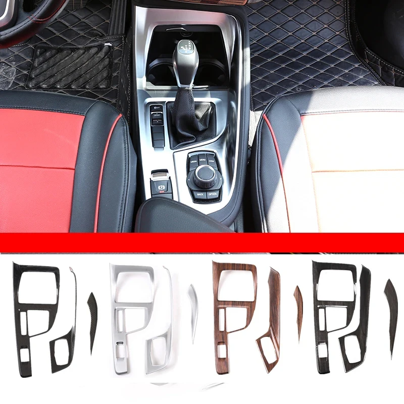 Per Bmw X1 F48 X2 F47 2016-2019 Car Central Control Gear Shift Panel Cover Multimedia Panel Frame Strisce Decorative Laterali