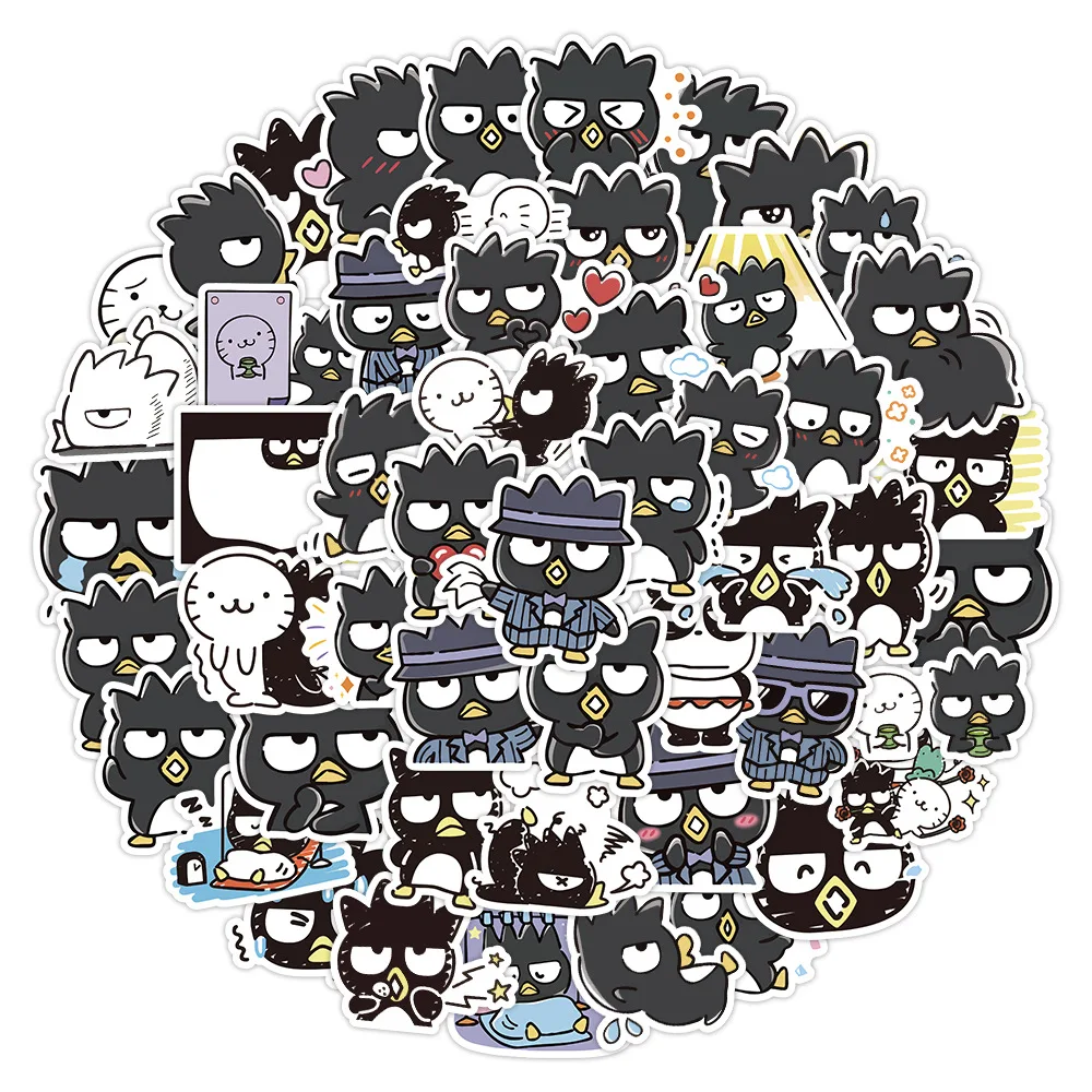 10/30/50/100pcs Kawaii Sanrio Cartoon Stickers BADTZ-MARU Anime