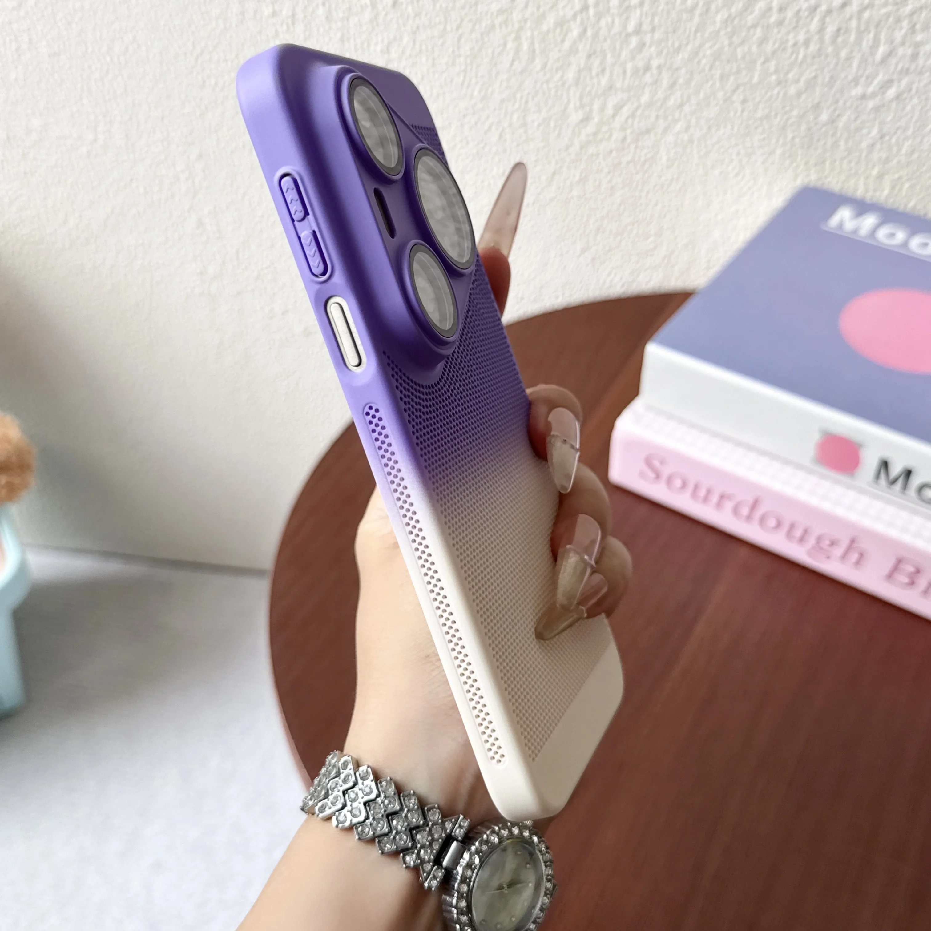 Ultra Thin Heat Dissipation Phone Case with Lens Protector Film - Breathable Hard Cover