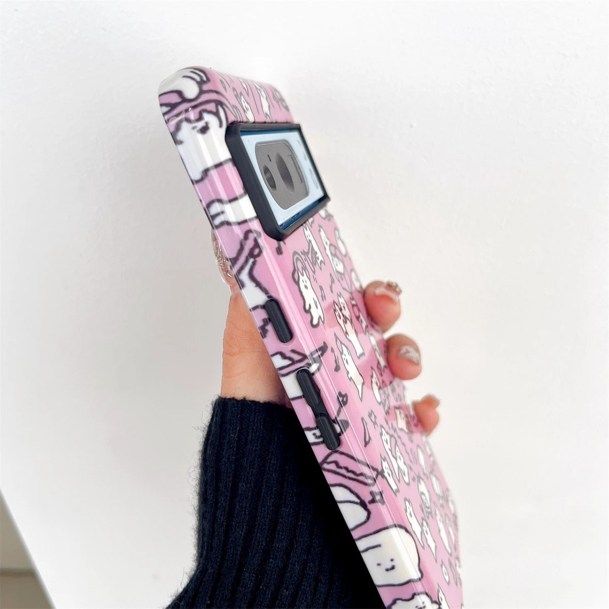Pink Cartoon Animals Case For Google Pixel