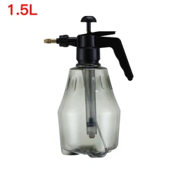Hand Pressure Water Sprayer Trigger Air Pump for Gardening and Cleaning (1.5L Grey)