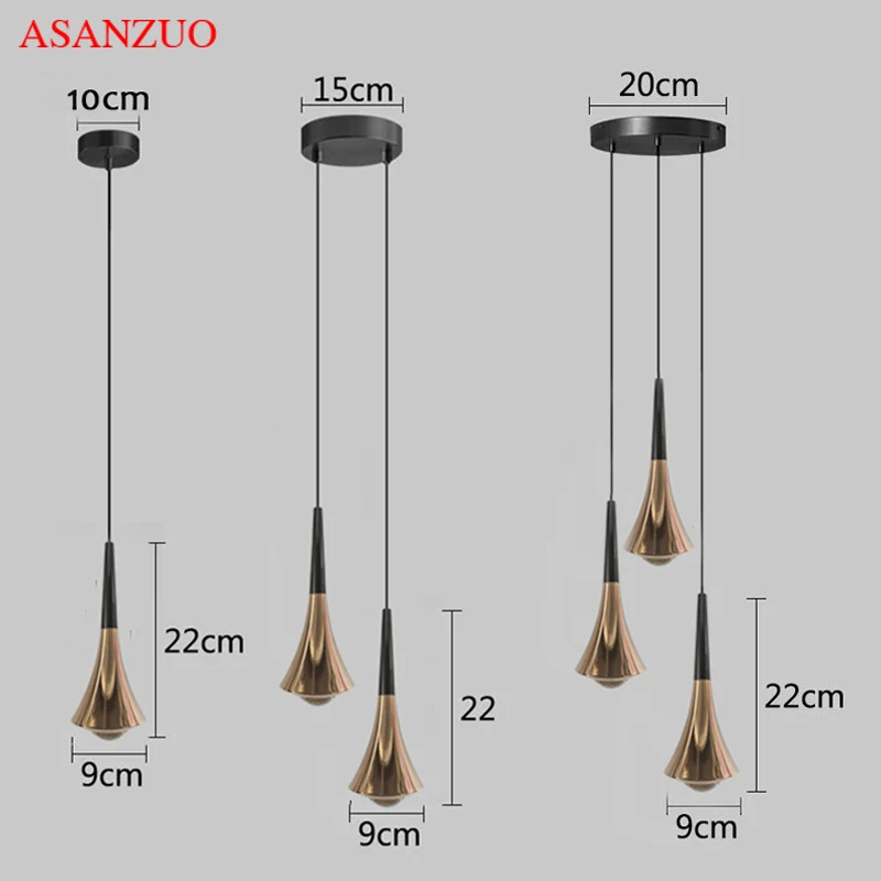 Modern Led Pendant Light Fixture Design Drop Water Hanglamp Restaurant Bar Pendant Lamp Staircase Lamps Home Decor Luminaire