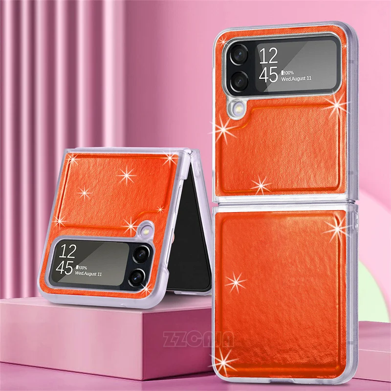 Custodia In Carta Laser A 6 Colori Per Samsung Galaxy Z Flip 4 5G Custodia Per Telefono Ultrasottile Rigida Per Samsung Galaxy Z Flip4 Custodia Protet