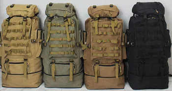 100L expansion long-distance travel luggage, outdoor camping, hunting, backpack, men's clothing, cotton quilt, large backpack 5