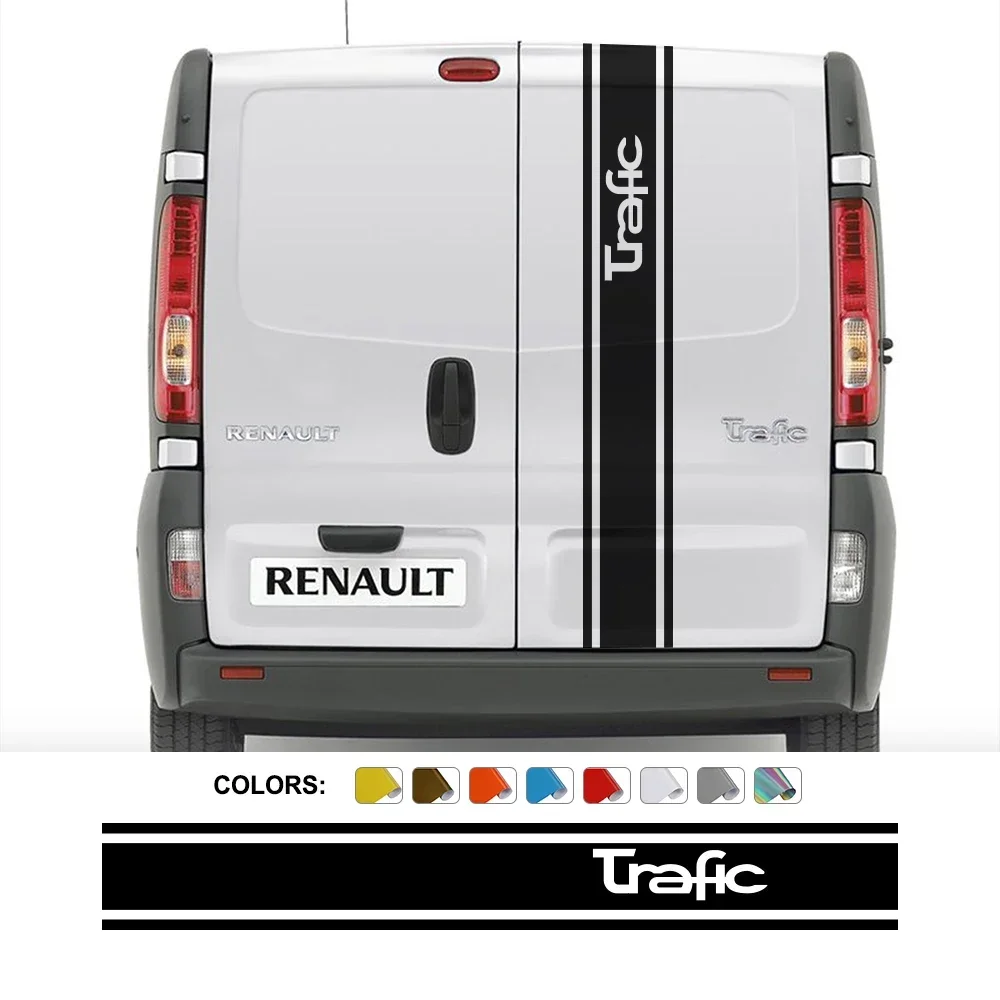 Car-Rear-Door-Stickers-For-Renault-Trafic-3-2-MK1-MK2-MK3-Camper-Van ...