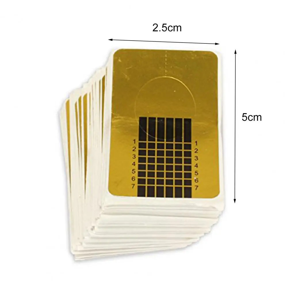 Elegante Nails Art Decal Pratica Carta Nail Art Forms Tip Acrilico Tip Gel Nails Forms