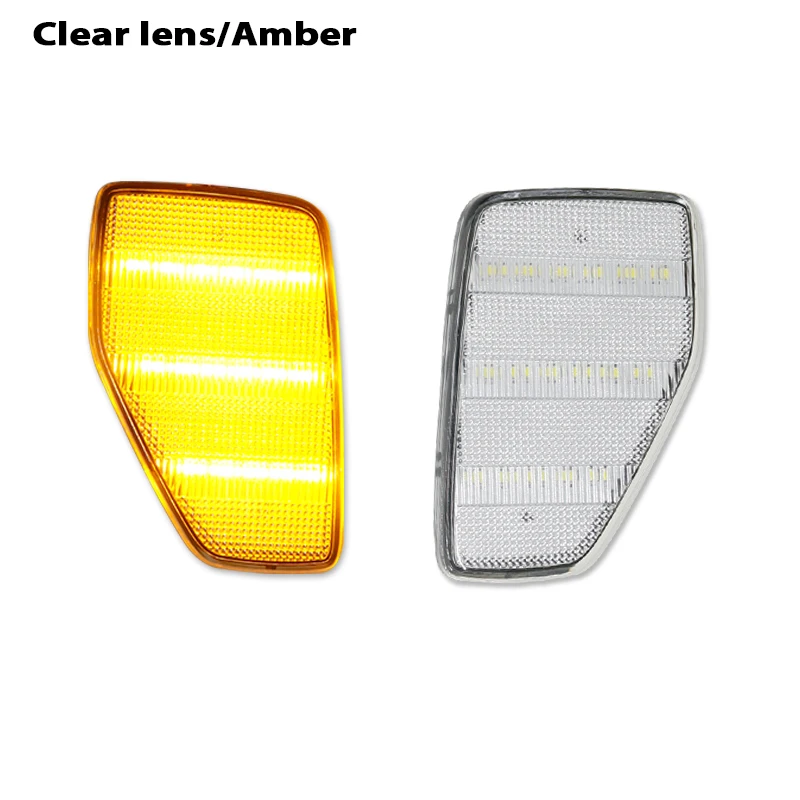 Amber Front Fender Side Marker Lights (2-Pack) For 2005-2010 Hummer H3 & 2009-2010 H3T | Direct Replacement 14 thumbnail image