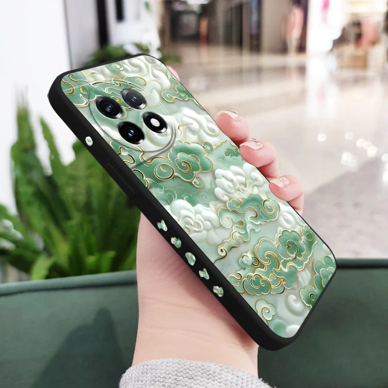 Auspicious Clouds Liquid Silicone Phone Case Cover